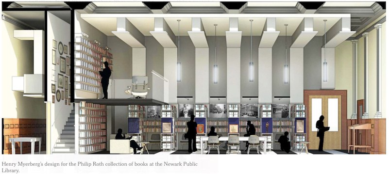 Peter Brophy Library Props! Novelist Philip Roth and the Newark Public Library bring his ...