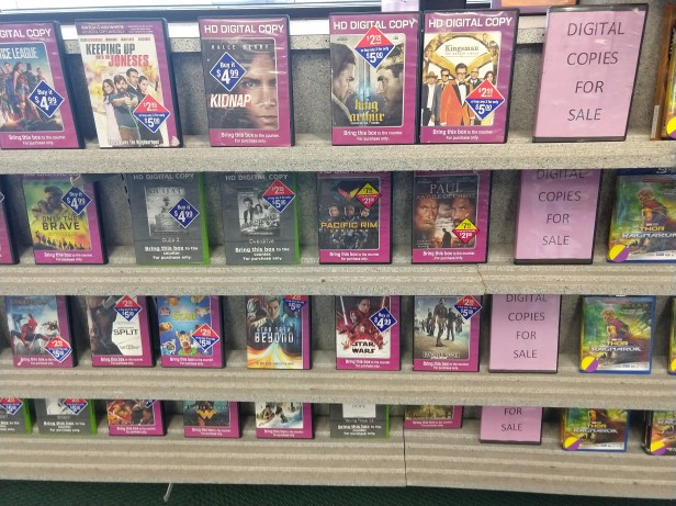 Like Redbox, Family Video also sells digital copies of movies.