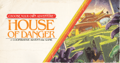 Z-Man Games's new "House of Danger" game is based on a classic Choose Your Own Adventure novel
